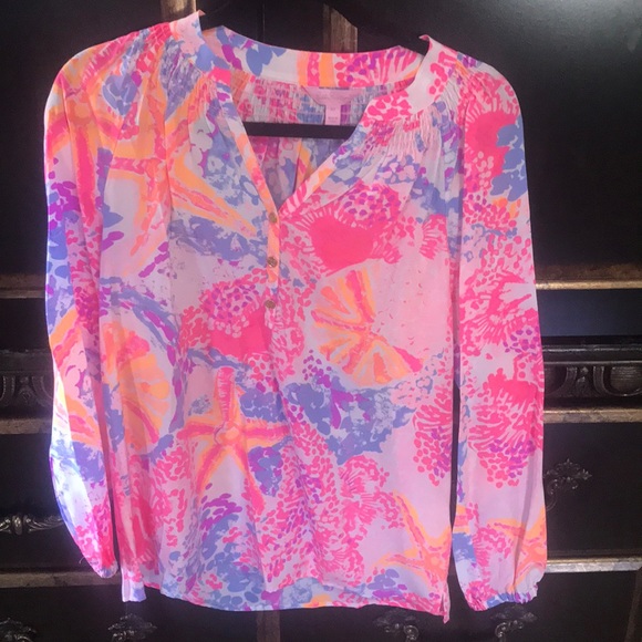 Lilly Pulitzer Tops - Lilly Pulitzer Elsa Top- Size XS NWT
